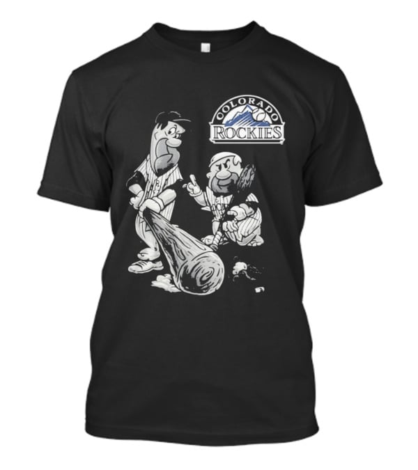 Colorado Rockies 2026 Flintstones Baseball T-Shirt