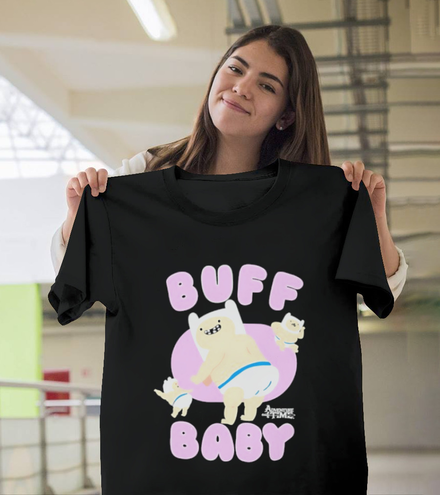 Buff Baby Adventure Time Finn The Human Dancing Babies T-Shirt