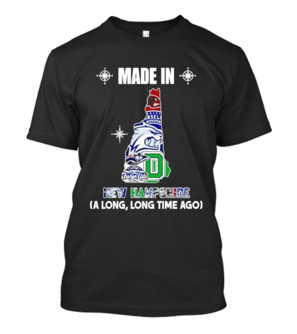 Made In New Hampshire Wildcats Dartmouth College Fisher Cats A Long Long Time Ago T-Shirt