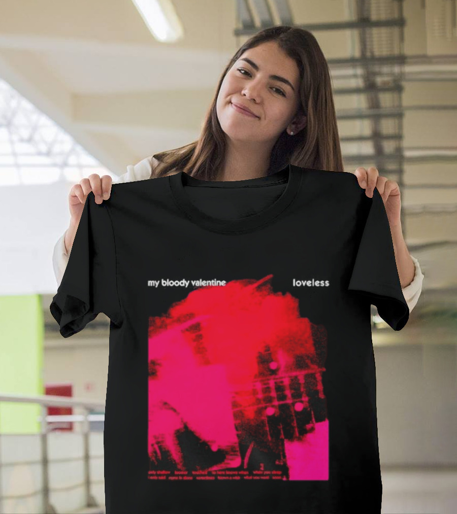 My Bloody Valentine Loveless Album Cover Classic Shoegaze Music Fan Favorite T-Shirt