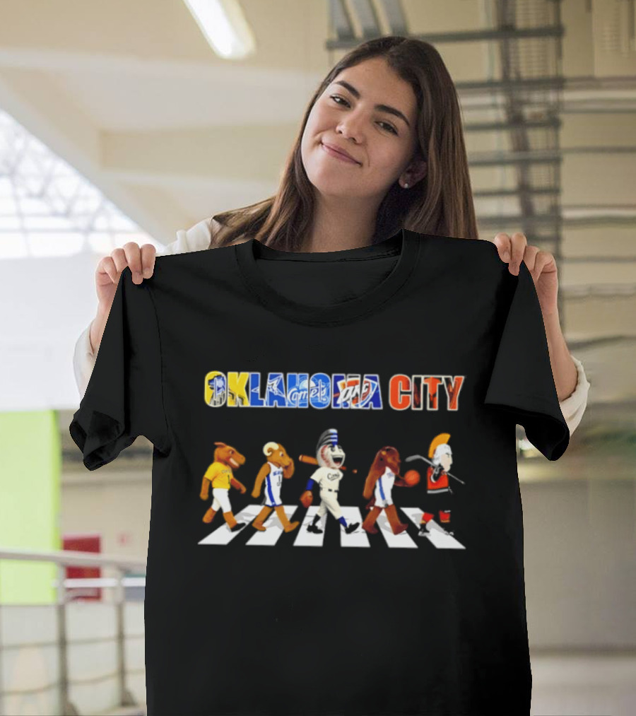 Oklahoma City Mascots Abbey Road Sports Team 2026 OKC T-Shirt