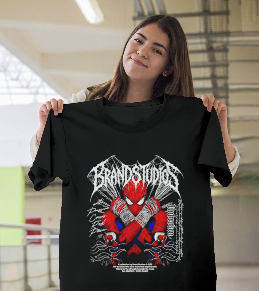 Spider Man With Pressure Comes Great Power Every Hero Has Fought A Battle T-Shirt