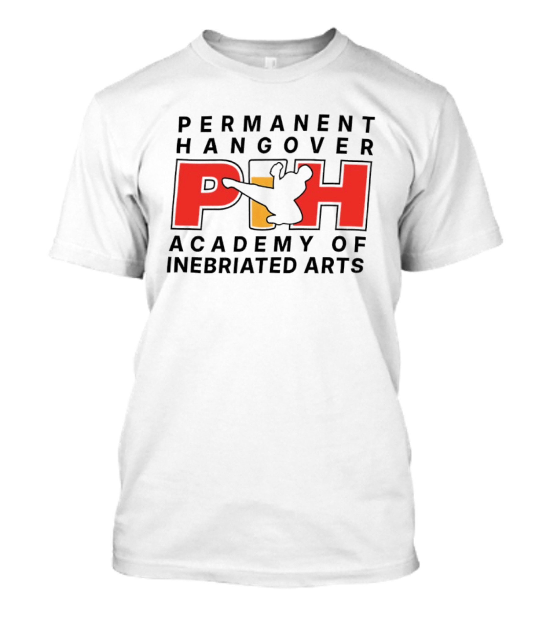 Permanent Hangover PIH Academy Of Inebriated Arts T-Shirt