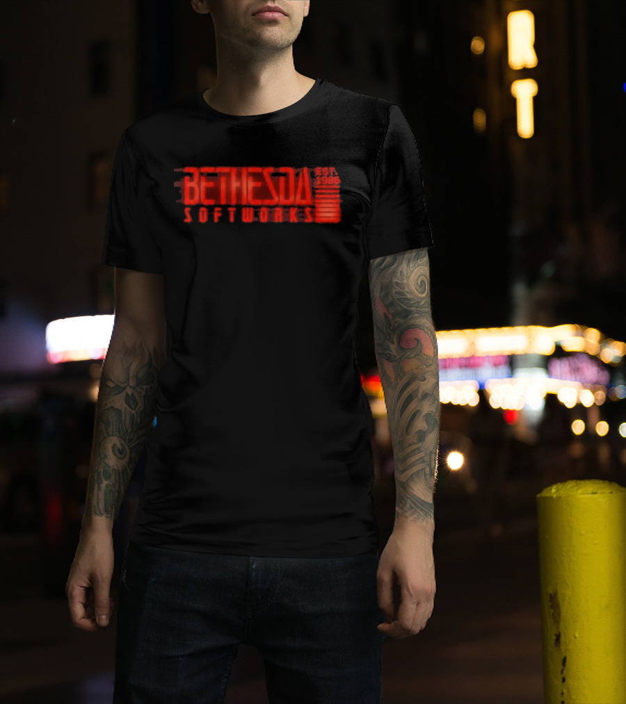 Bethesda Softworks Est 1986 Retro Gaming Nostalgia T-Shirt