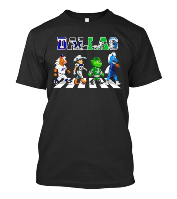 Dallas Rangers Cowboys Stars Mavericks Abbey Road 2026 Season T-Shirt