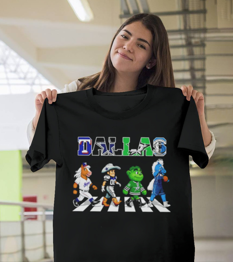 Dallas Rangers Cowboys Stars Mavericks Abbey Road 2026 Season T-Shirt
