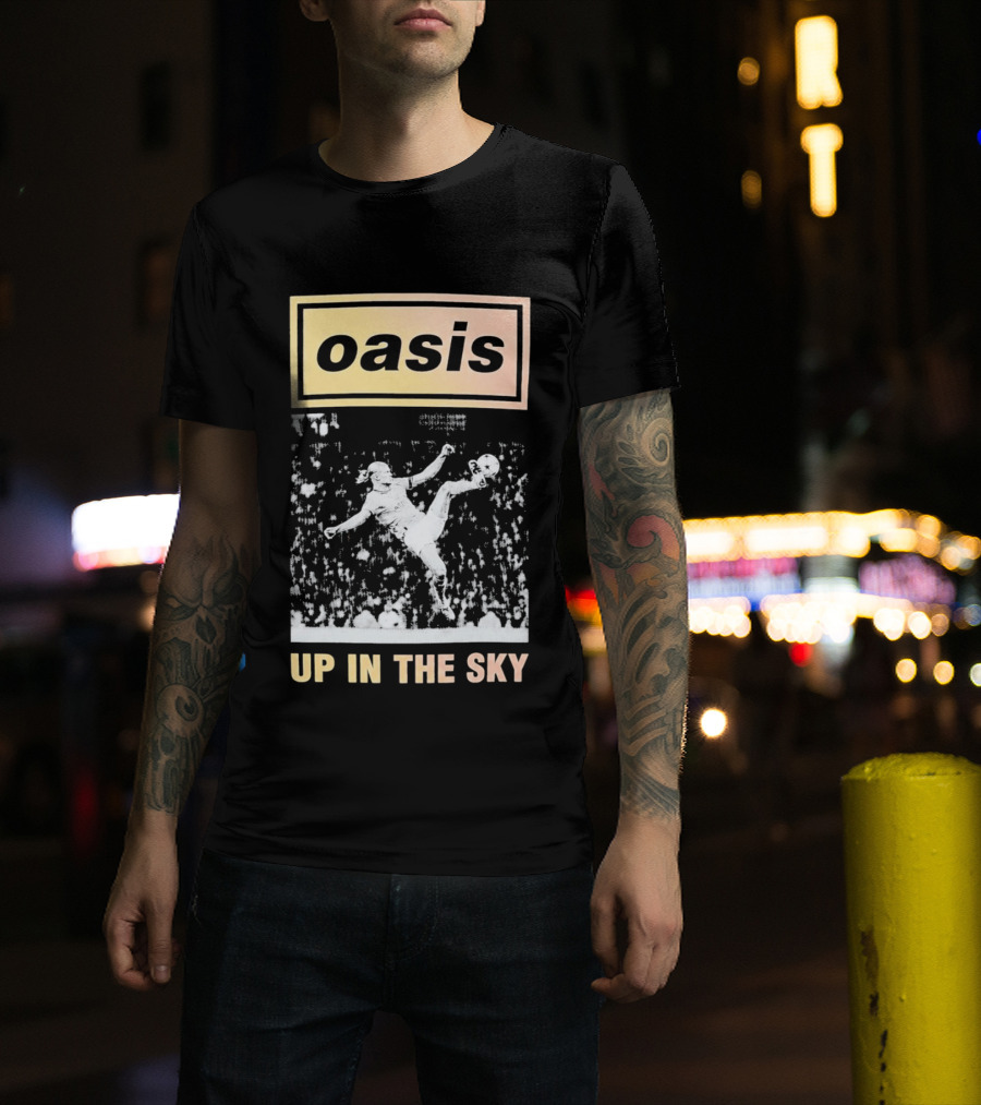 Oasis Up In The Sky Erling Haaland Soccer Kick T-Shirt