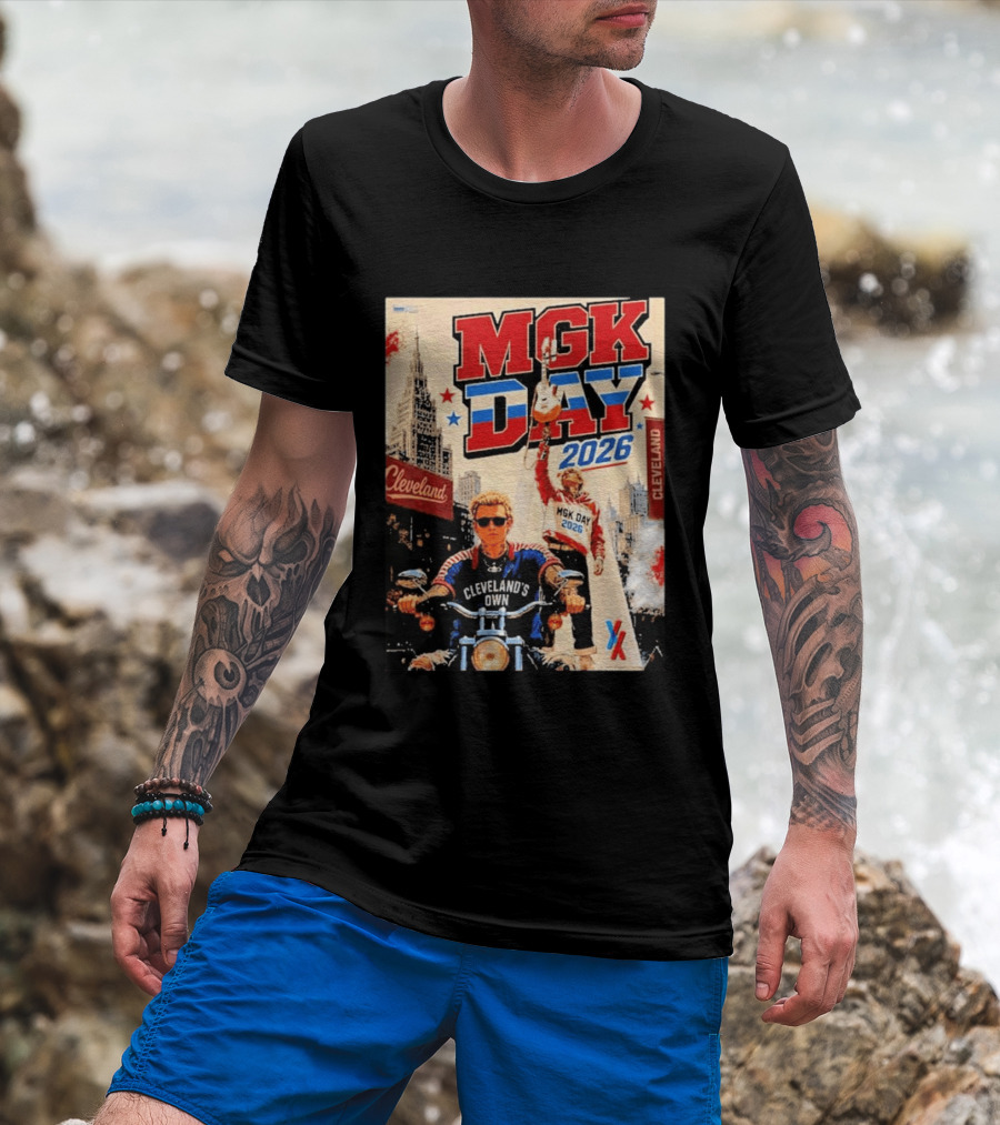 MGK Day 2026 Cleveland Music Event With Cleveland's Own T-Shirt