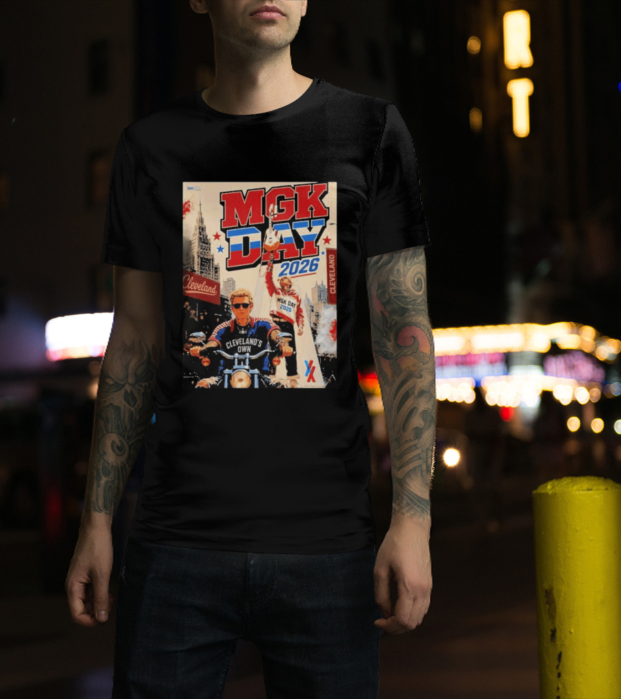 MGK Day 2026 Cleveland Music Event With Cleveland's Own T-Shirt