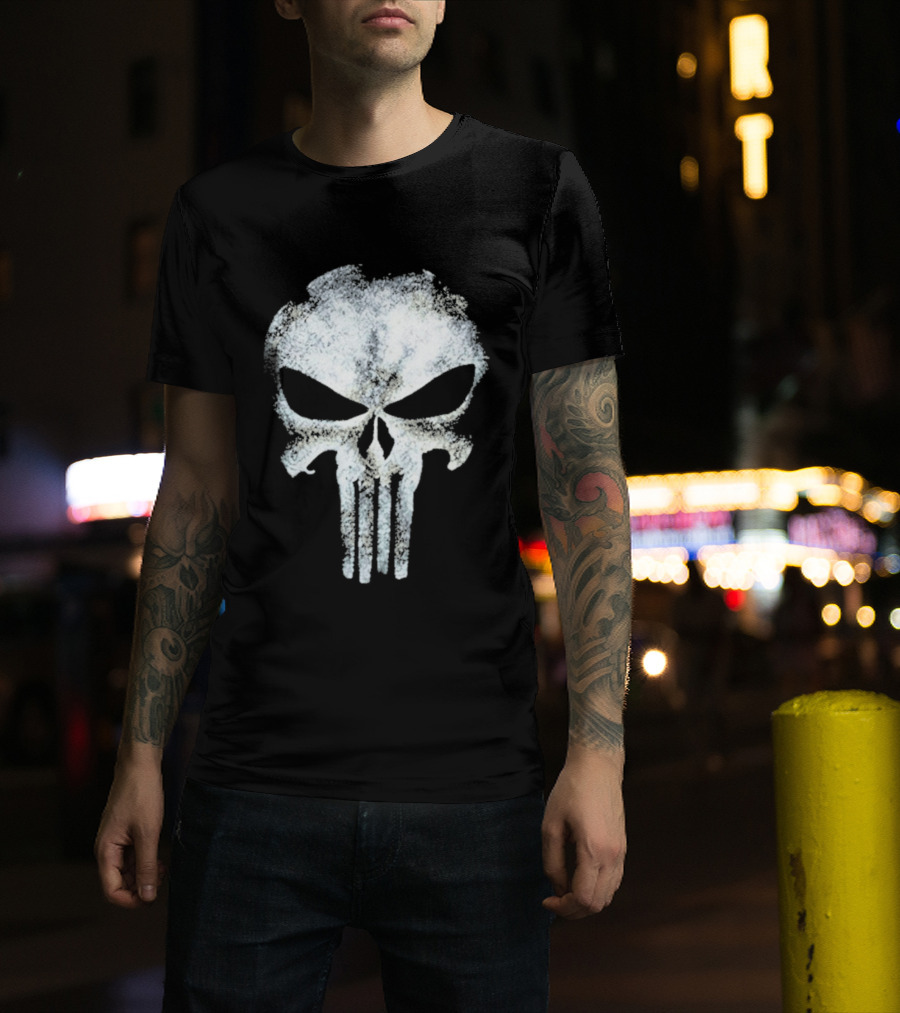 Marvel's Punisher Frank Castle Skull T-Shirt