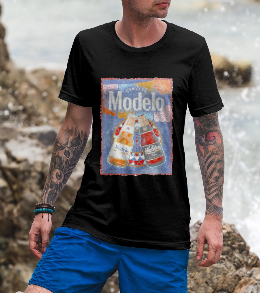 Cerveza Modelo Mexican Beer Bottles T-Shirt