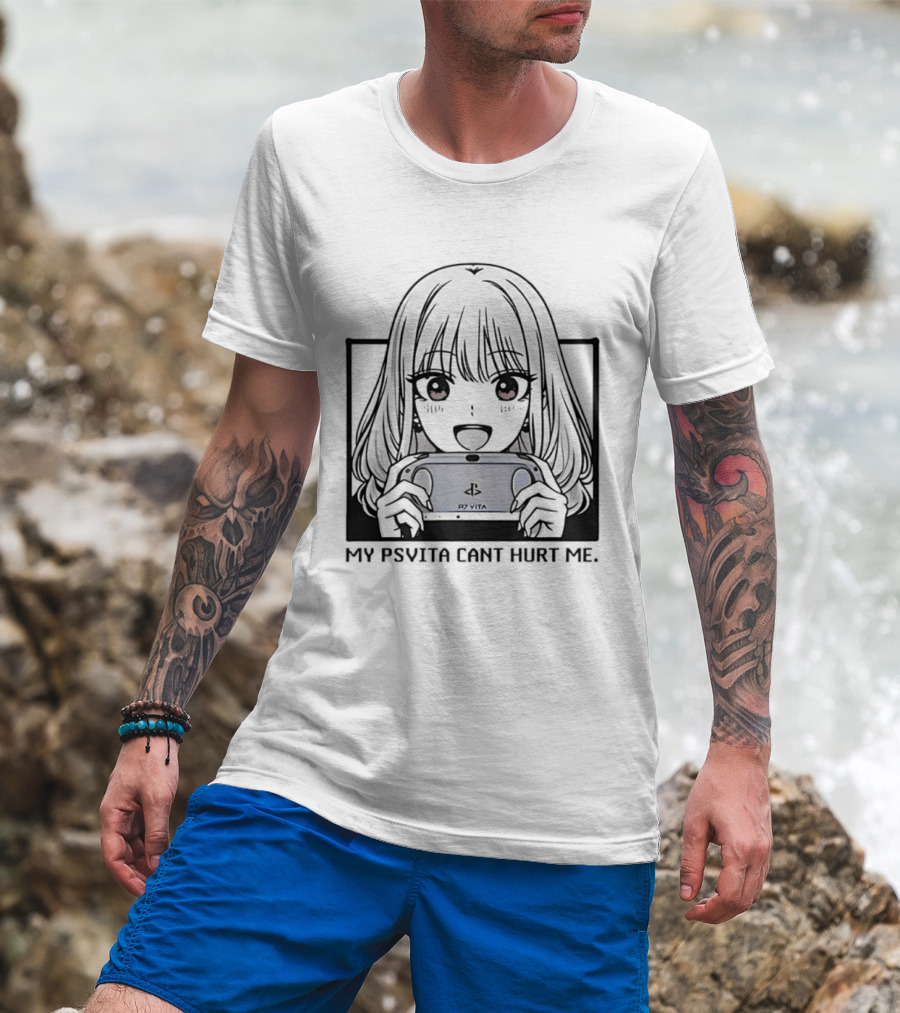 Marin Kitagawa My PS Vita Can't Hurt Me Gaming Manga Aesthetic T-Shirt