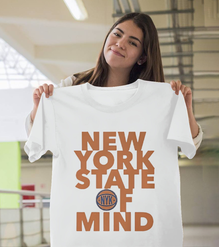 New York State Of Mind NYC Basketball T-Shirt