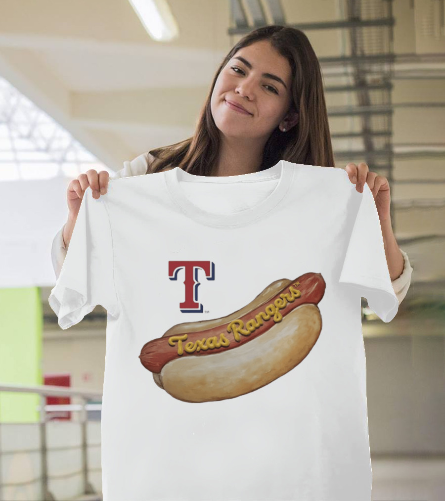 Texas Rangers Hot Dog MLB 2026 Season Team T T-Shirt