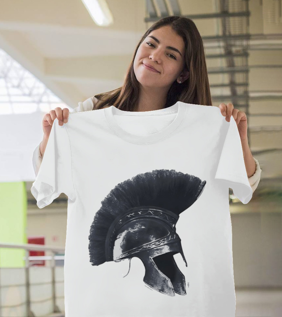 Travis Scott Odyssey Greek Soldier Helmet T-Shirt