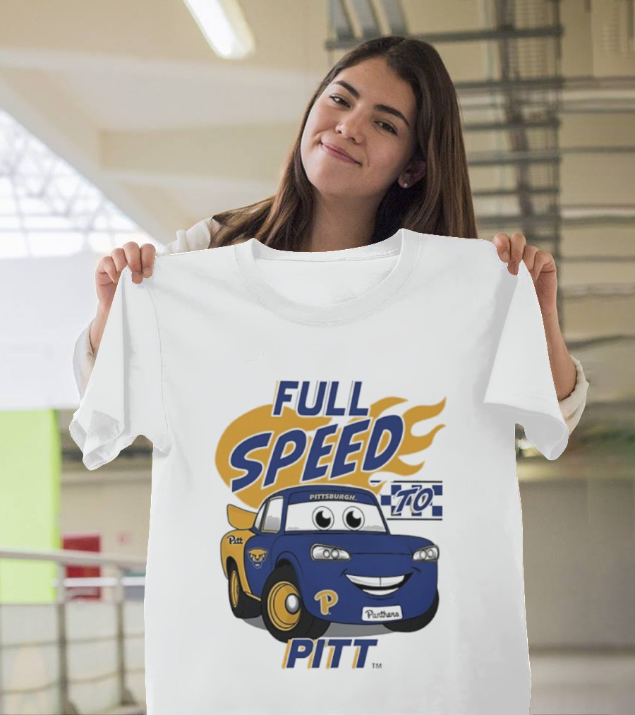 Pitt Panthers Full Speed To Pitt Racing Theme Vive La Fete T-Shirt
