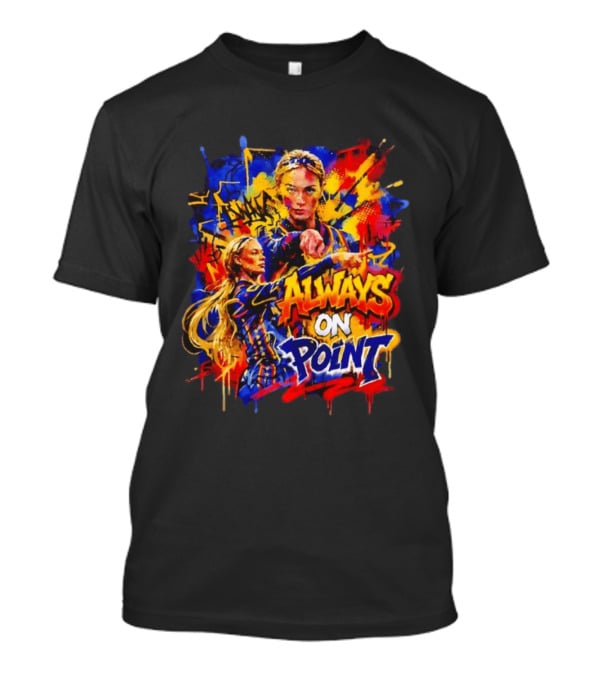 Sophie Cunningham Always On Point Indiana Fever Bold Graffiti T-Shirt