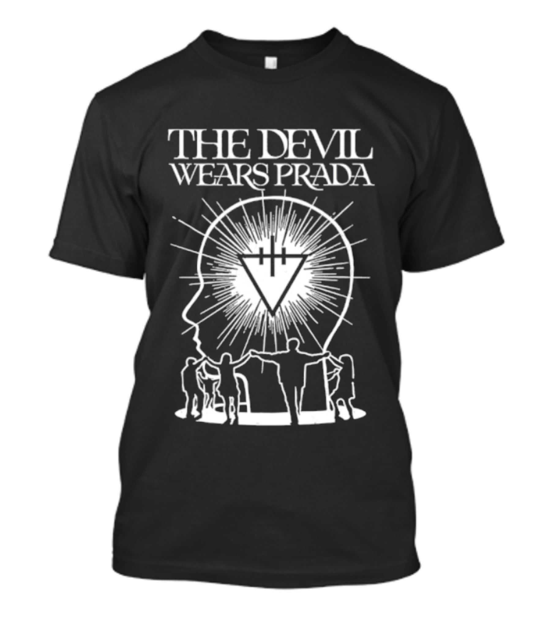 The Devil Wears Prada Metalcore Band Hardcore Head And Triangle T-Shirt