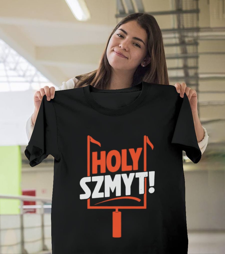 Andre Szmyt Holy Szmyt Cleveland Browns Football Uprights T-Shirt