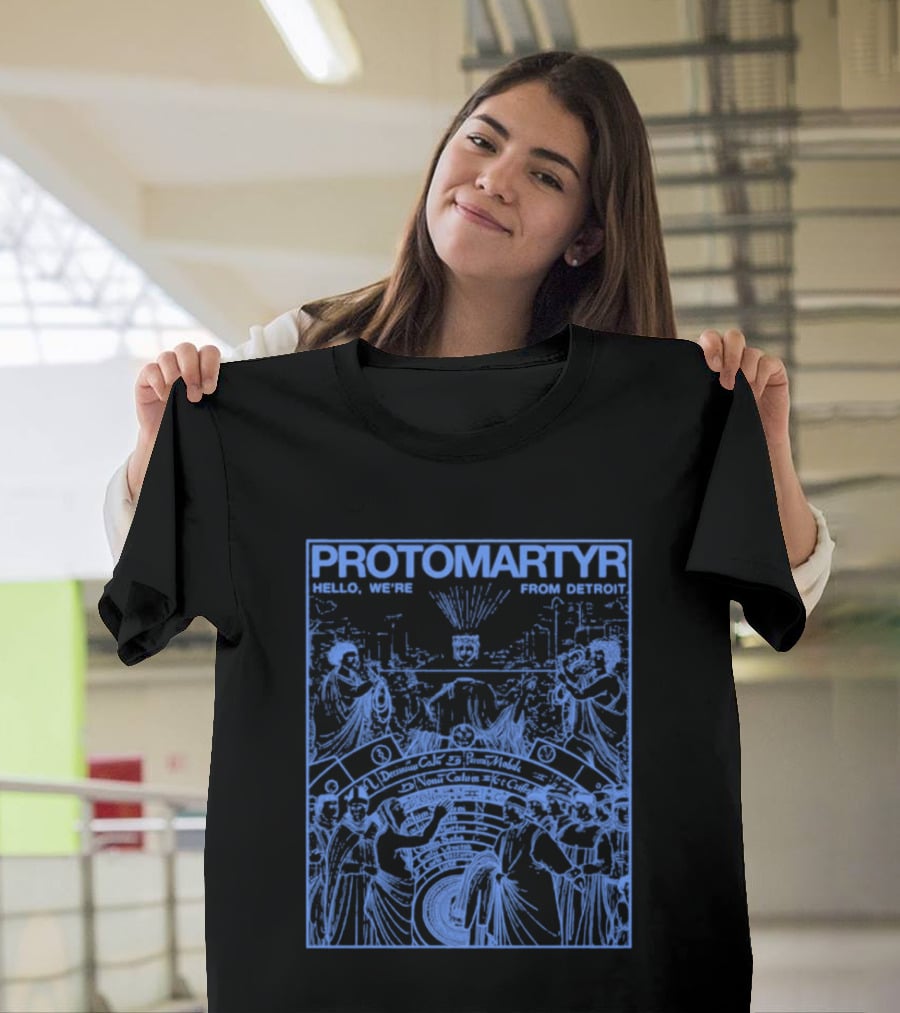 Protomartyr Nuns Scene Hello We're From Detroit T-Shirt