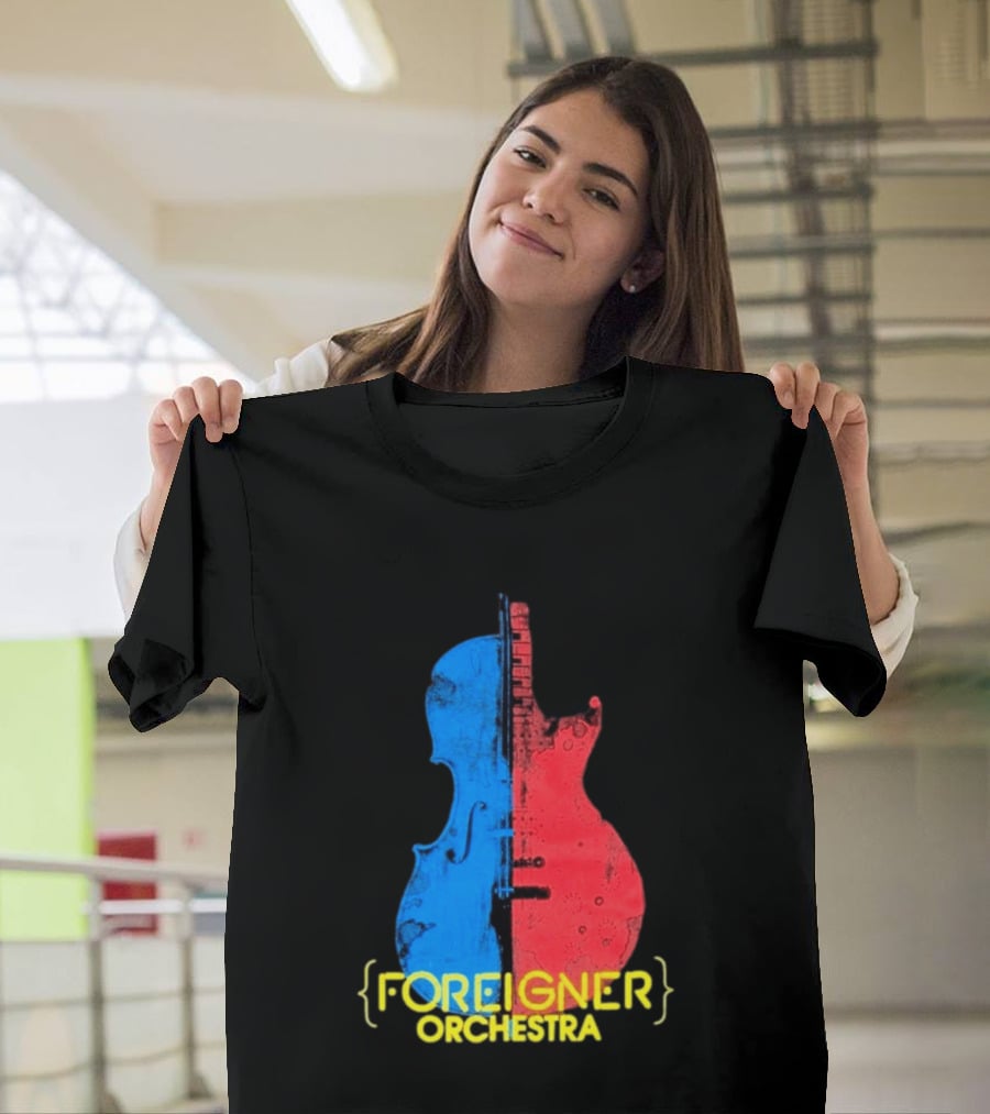 Foreigner Orchestra Violin Guitar Fusion T-Shirt