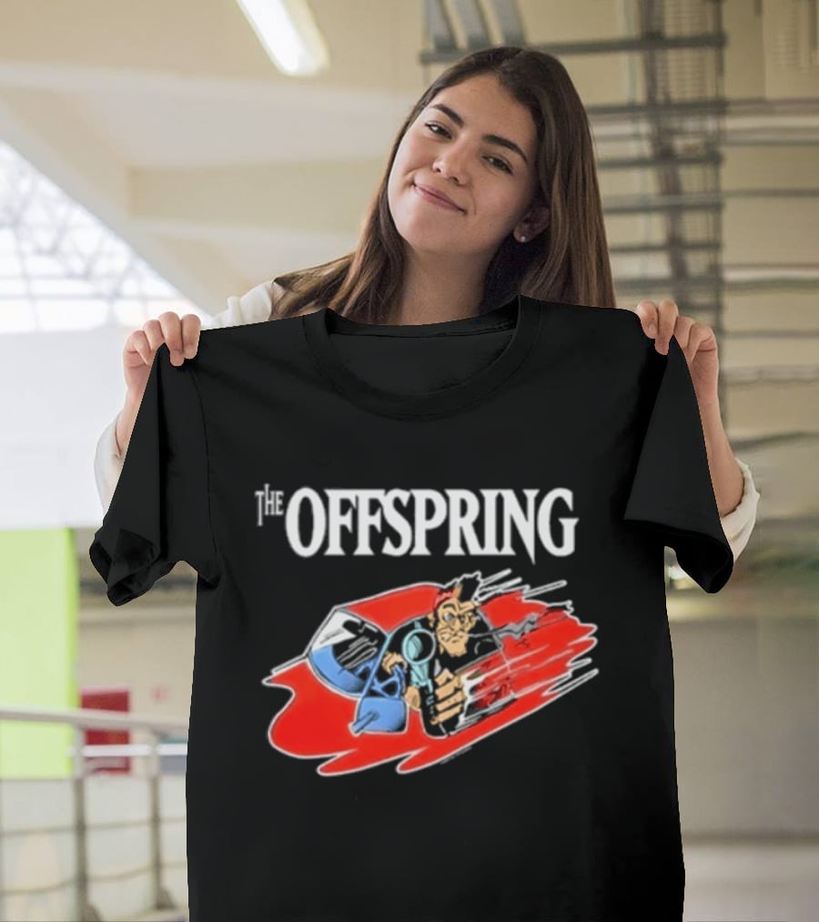 The Offspring Bad Habits Stupid Dombshit Goddam Motherfucker Vintage Cartoon T-Shirt