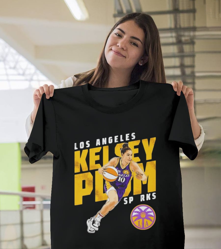 Los Angeles Kelsey Plum Sparks SP RKS 10 Basketball Player T-Shirt