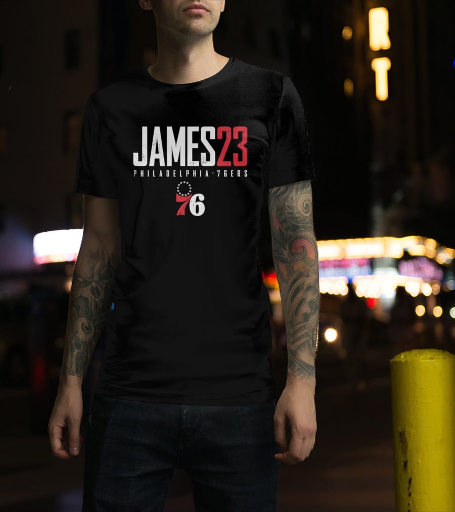 LeBron James 23 Philadelphia 76ers 2026 T-Shirt