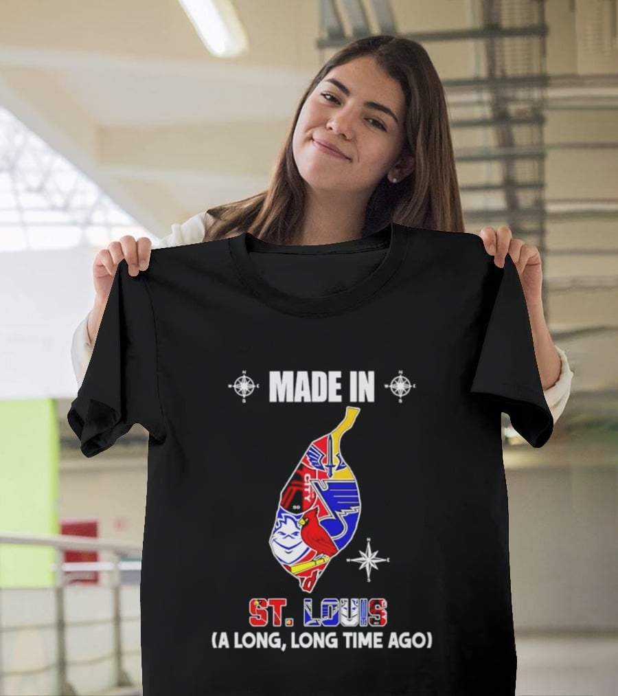 Made In St Louis Map 2026 Season A Long Long Time Ago T-Shirt