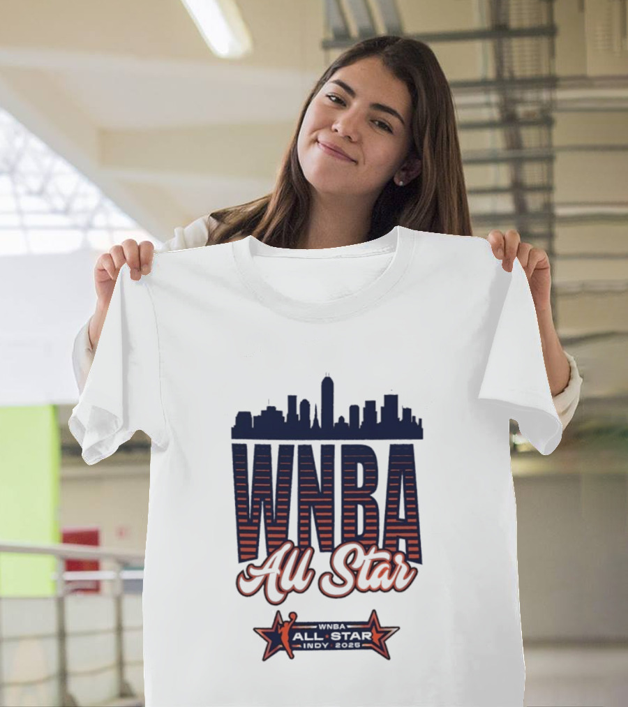 WNBA All Star 2025 Indy Skyline T-Shirt