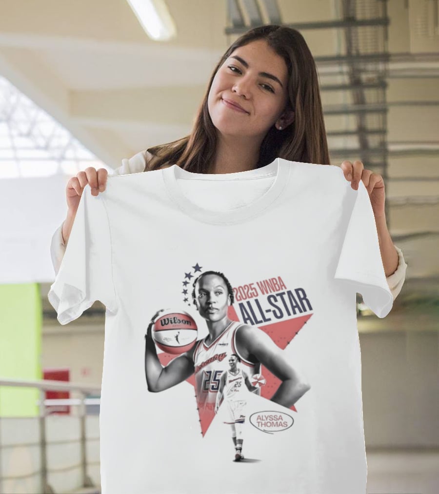 Alyssa Thomas 2025 WNBA All Star Phoenix Mercury T-Shirt