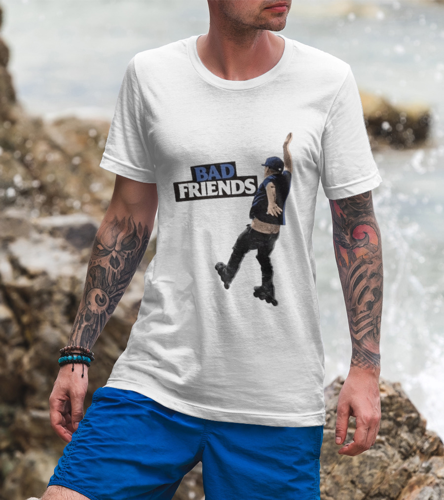 Bad Friends Bobby Roller Skating Fall T-Shirt