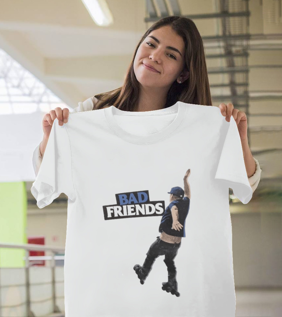 Bad Friends Bobby Roller Skating Fall T-Shirt