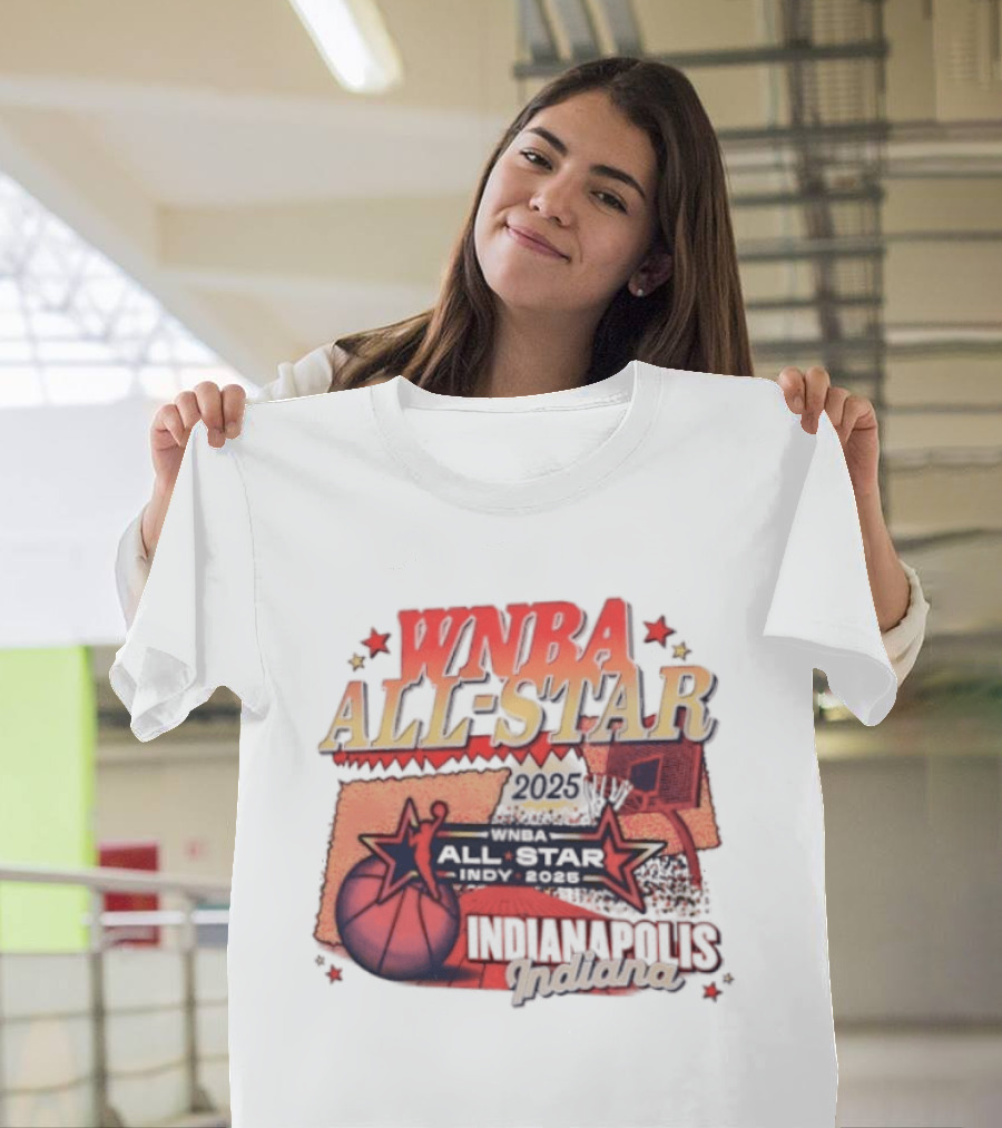 WNBA All Star 2025 Indianapolis Indy Basketball Game Indiana Fever T-Shirt