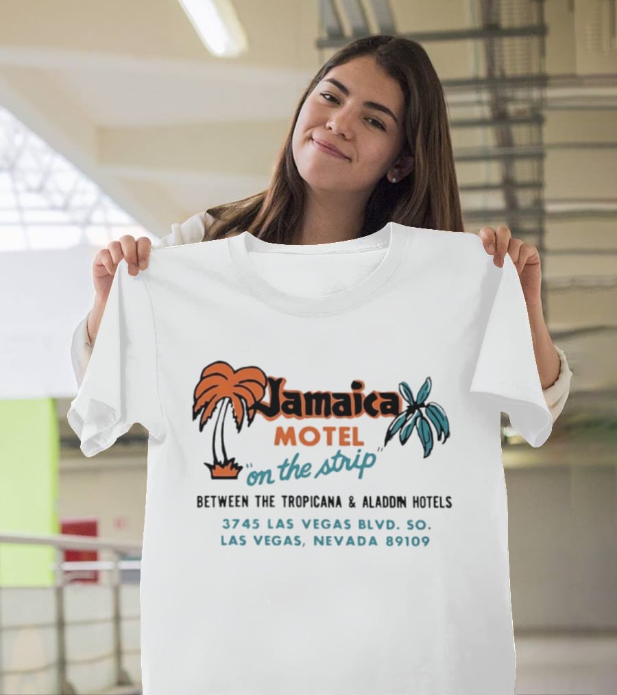 Jamaica Motel On The Strip Las Vegas Nevada Between Tropicana And Aladdin Hotels 3745 Las Vegas Blvd 89109 T-Shirt