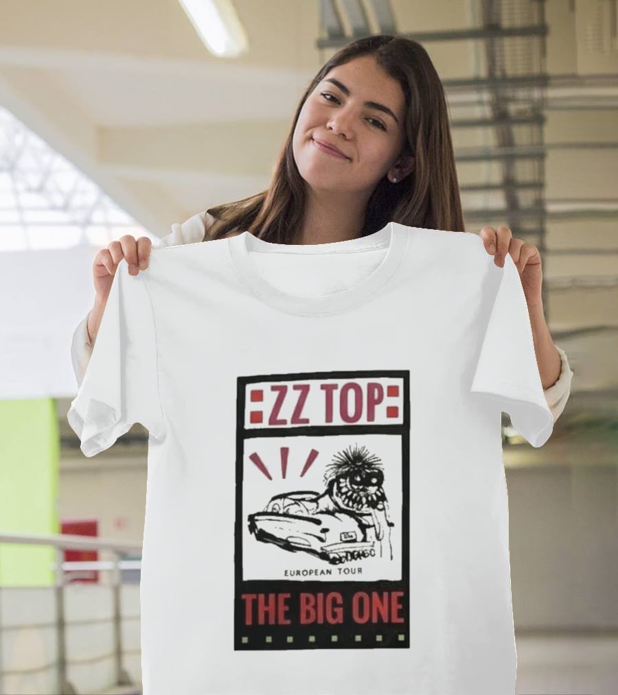 ZZ Top The Big One European Tour Poble Espanyol Barcelona Spain July 19 2026 T-Shirt