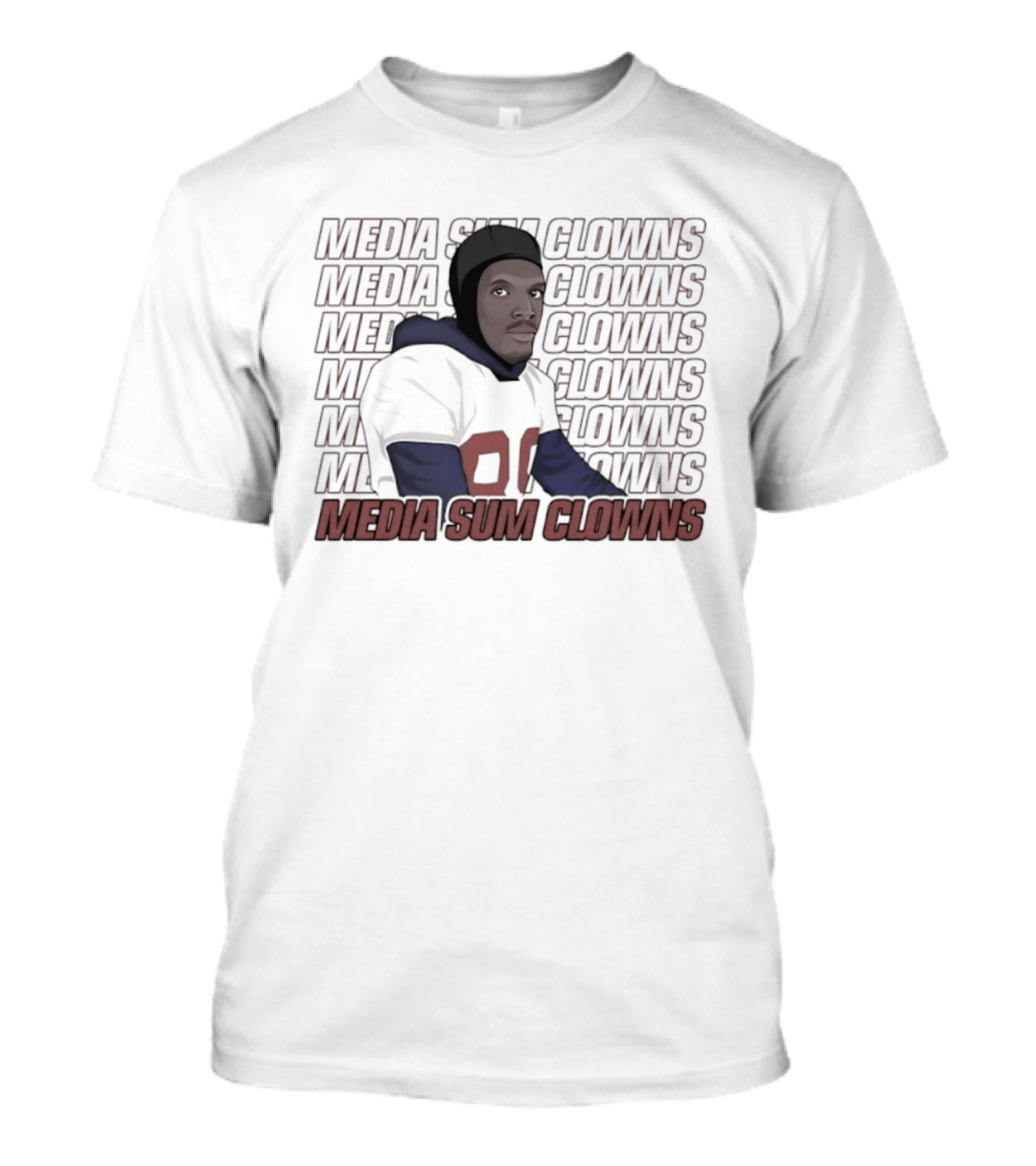 Giants Kadarius Toney Media Sum Clowns T-Shirt
