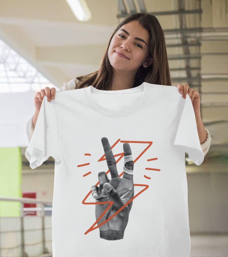 Shai Gilgeous Alexander SGA B2B 2025 26 Kia NBA MVP Hand Gesture T-Shirt