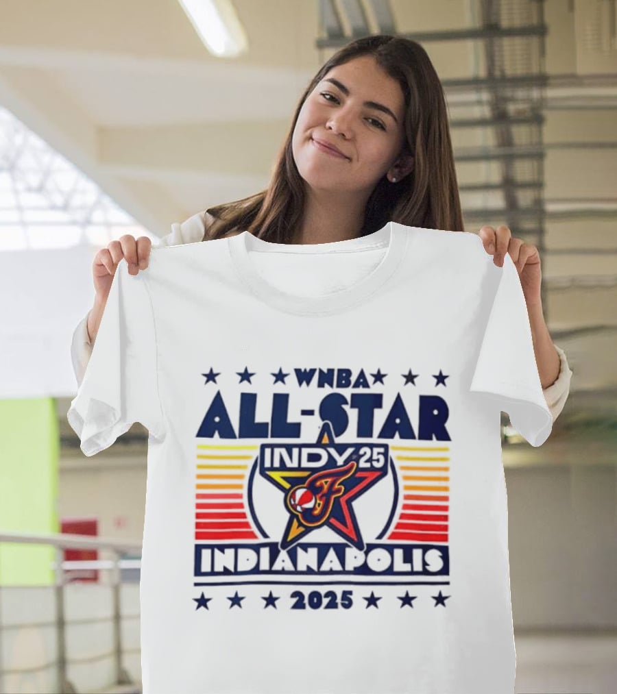 WNBA All Star INDY 2025 Indianapolis Crewneck T-Shirt