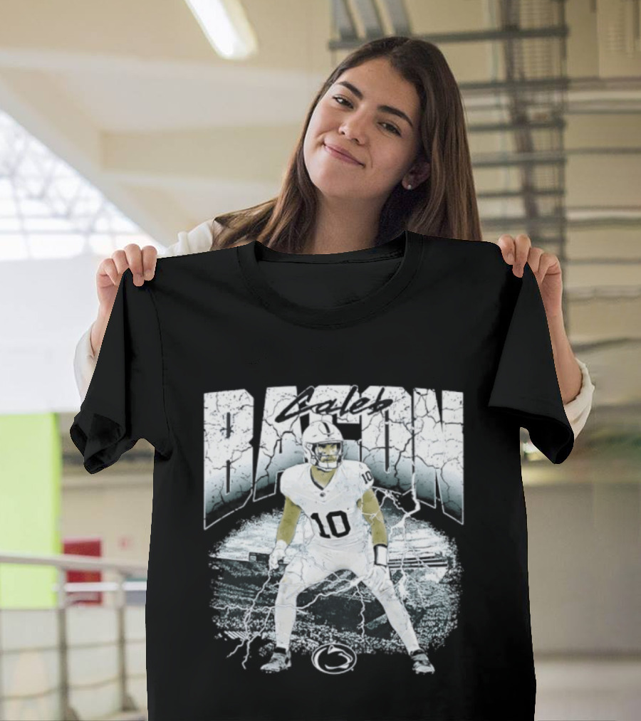 Caleb Bacon 10 Penn State Nittany Lions NCAA Football Player T-Shirt