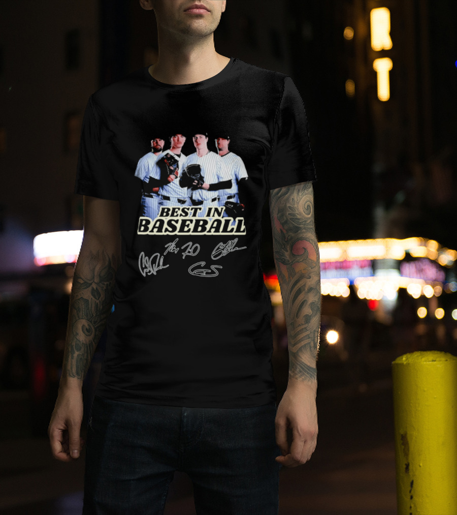 New York Yankees Best In Baseball MLB Team Champions T-Shirt