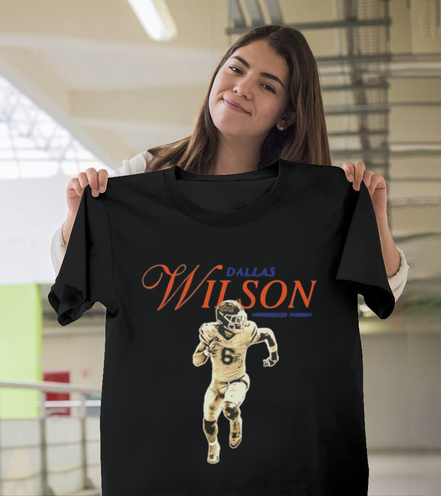 Dallas Wilson 6 University Of Florida Football NCAA T-Shirt