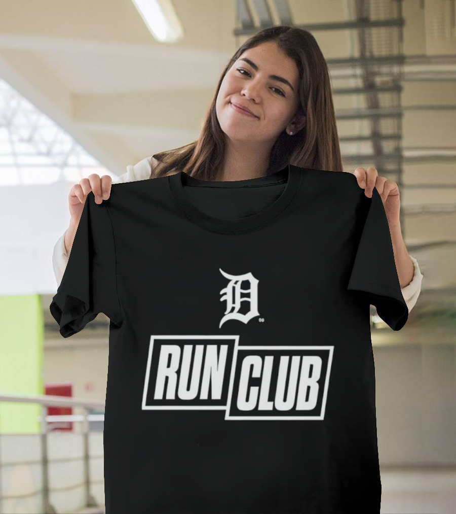 Detroit Tigers D Logo Run Club 2026 T-Shirt
