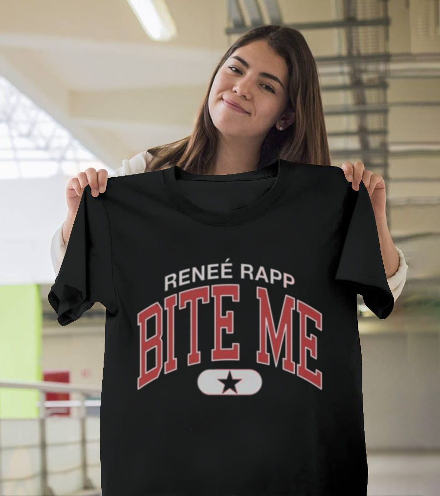Renee Rapp Bite Me Black Star T-Shirt