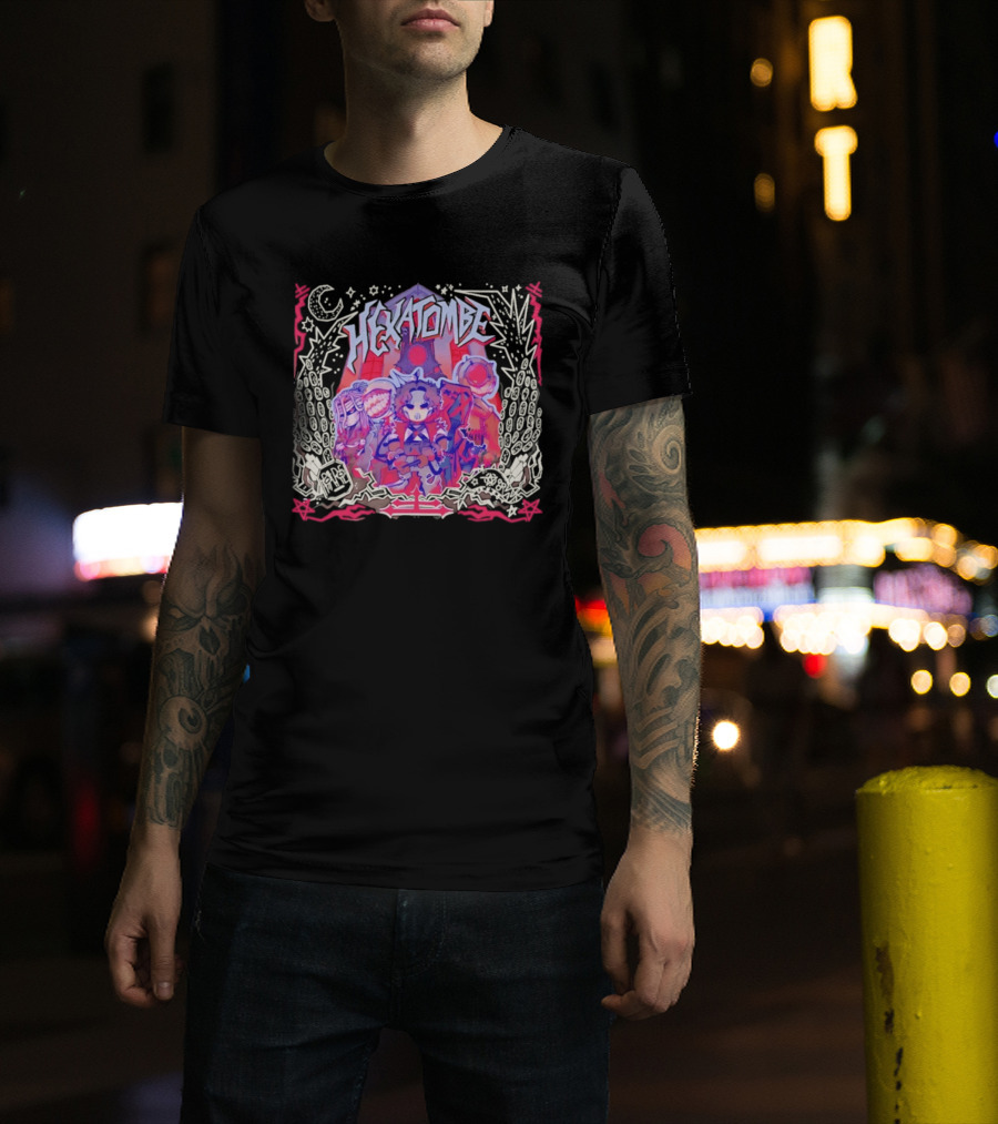 Hexatombe Paranormal Ordem Anime Characters Celestial T-Shirt