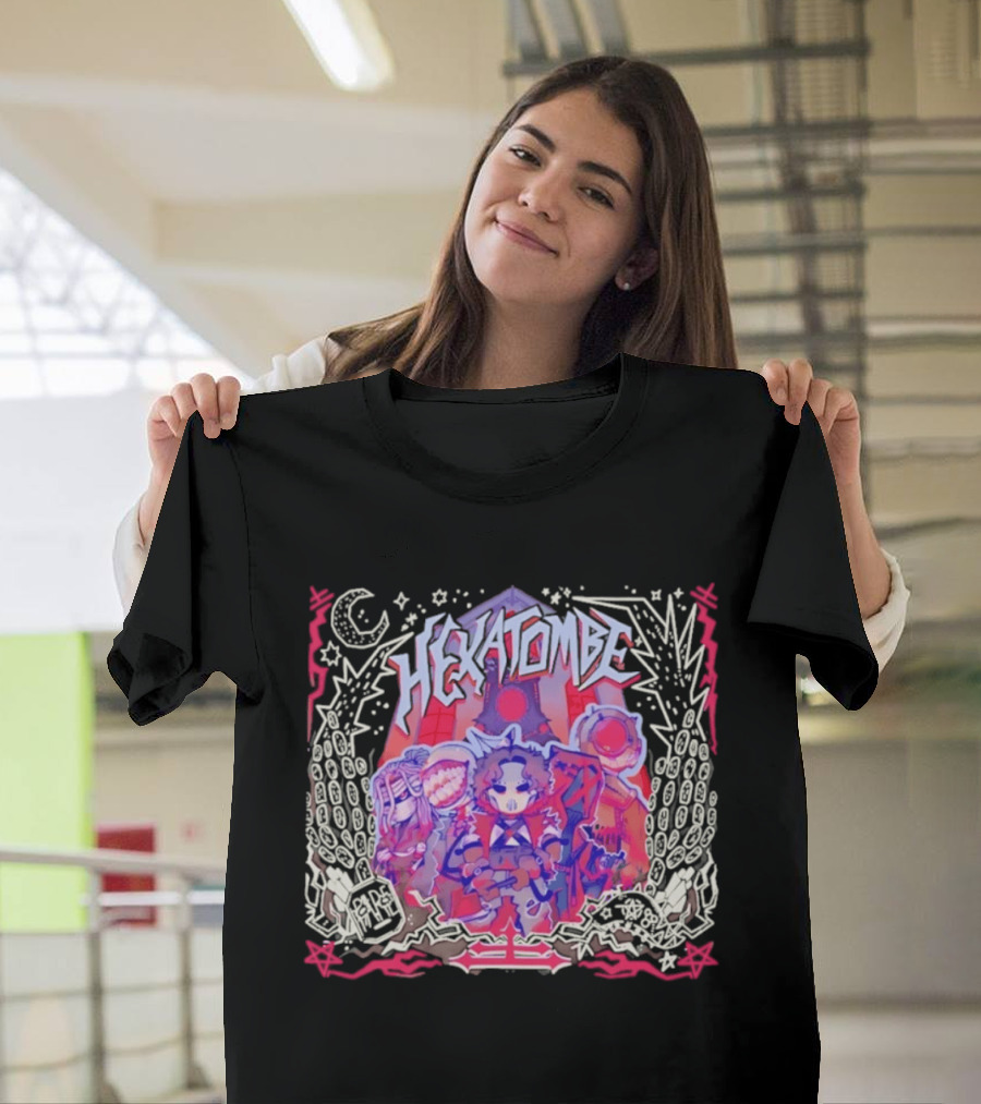Hexatombe Paranormal Ordem Anime Characters Celestial T-Shirt