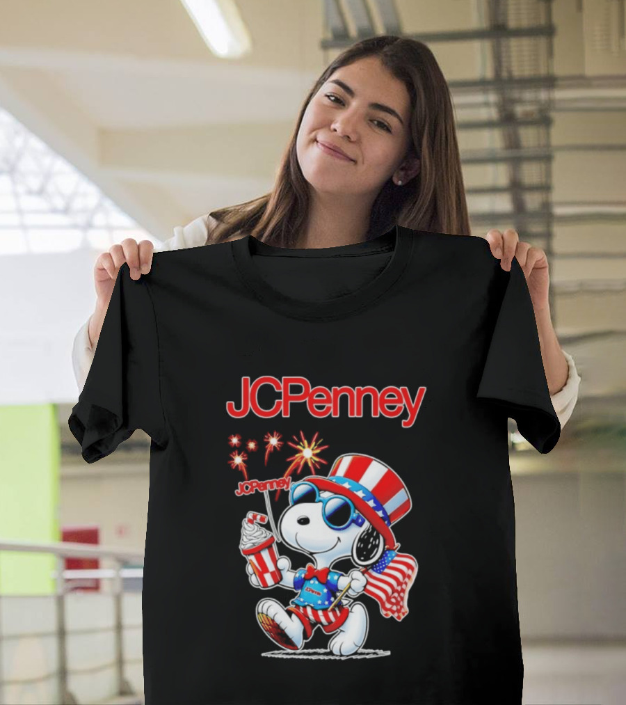 JCPenney Snoopy America 1776 2026 250th Anniversary Celebration T-Shirt