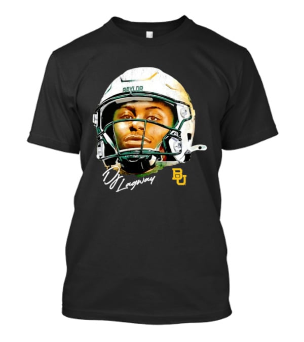 DJ Lagway Baylor Bears NCAA Football Caricature Baylor Helmet T-Shirt