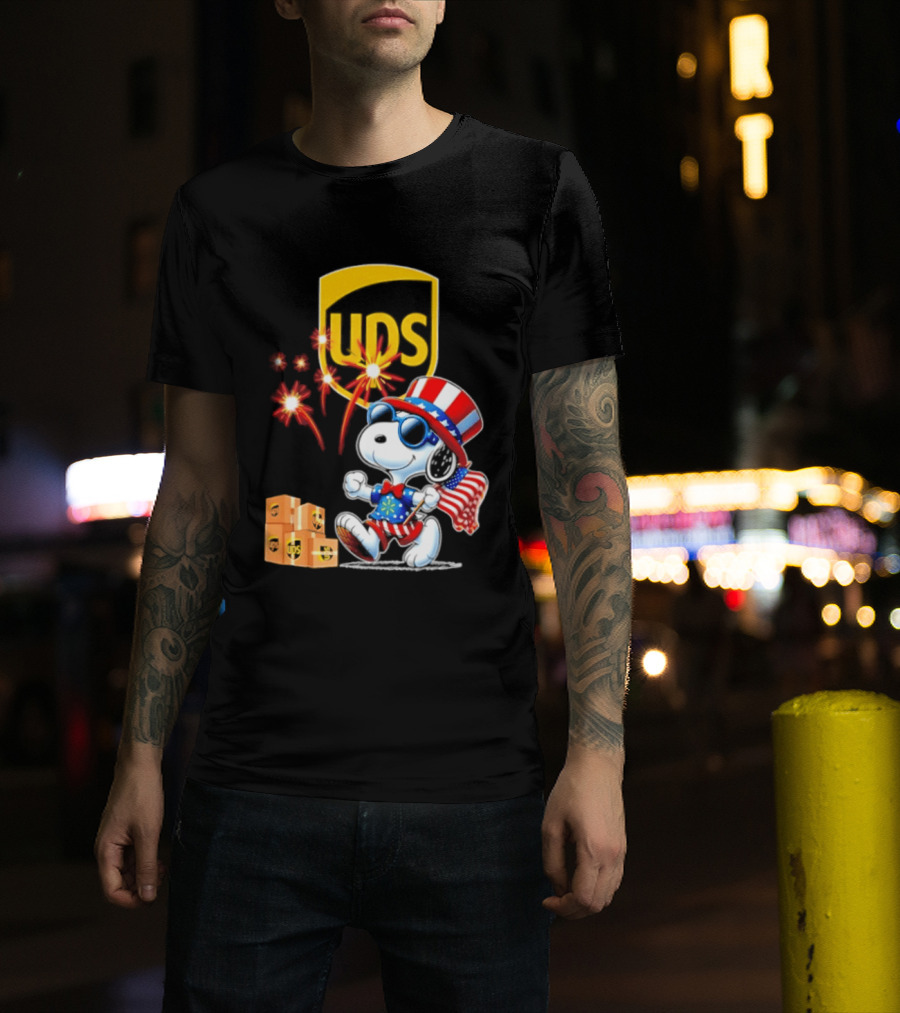 Snoopy UPS 250th Anniversary America 1776 2026 Celebration T-Shirt