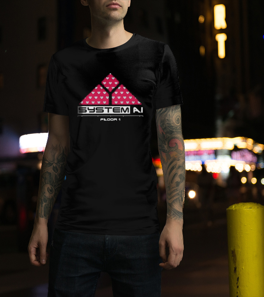 System AI Floor 1 Triangular Heart T-Shirt